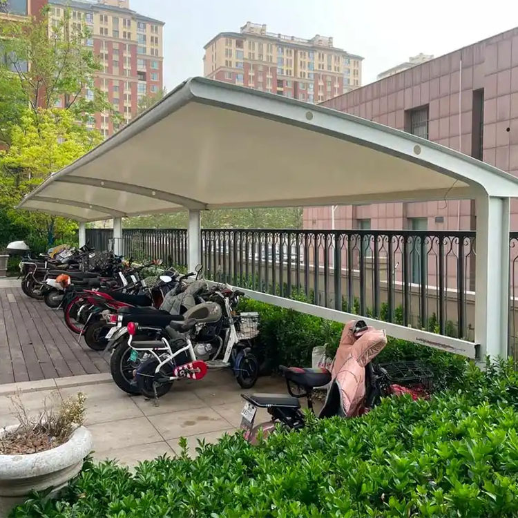 锦屏县膜结构电动车棚